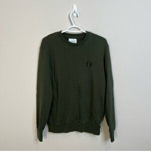 ❄️ Inimigo Heart Patch Comfort Crew Neck Sweatshirt